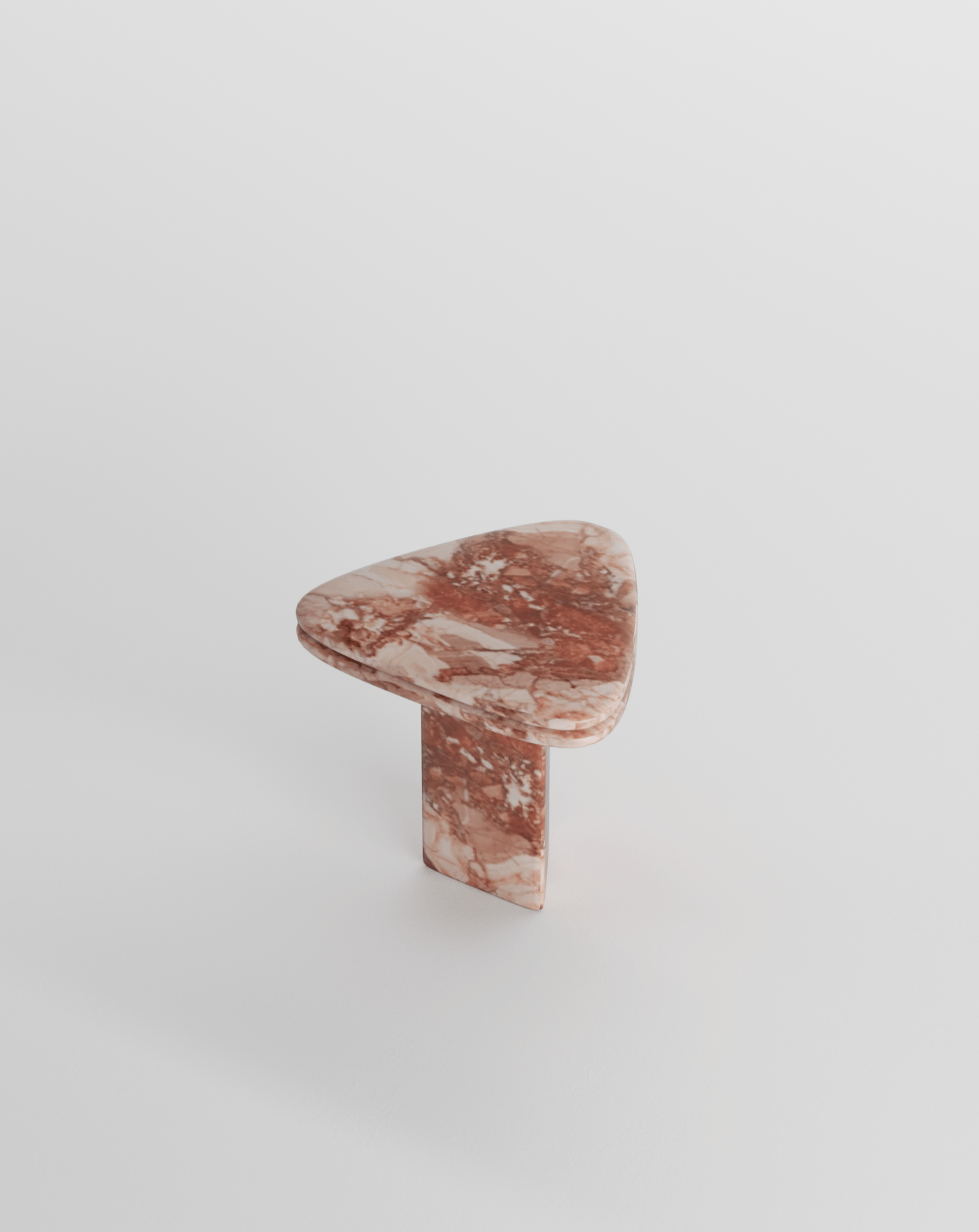 Autumn End Table - Breccia Pernice marble