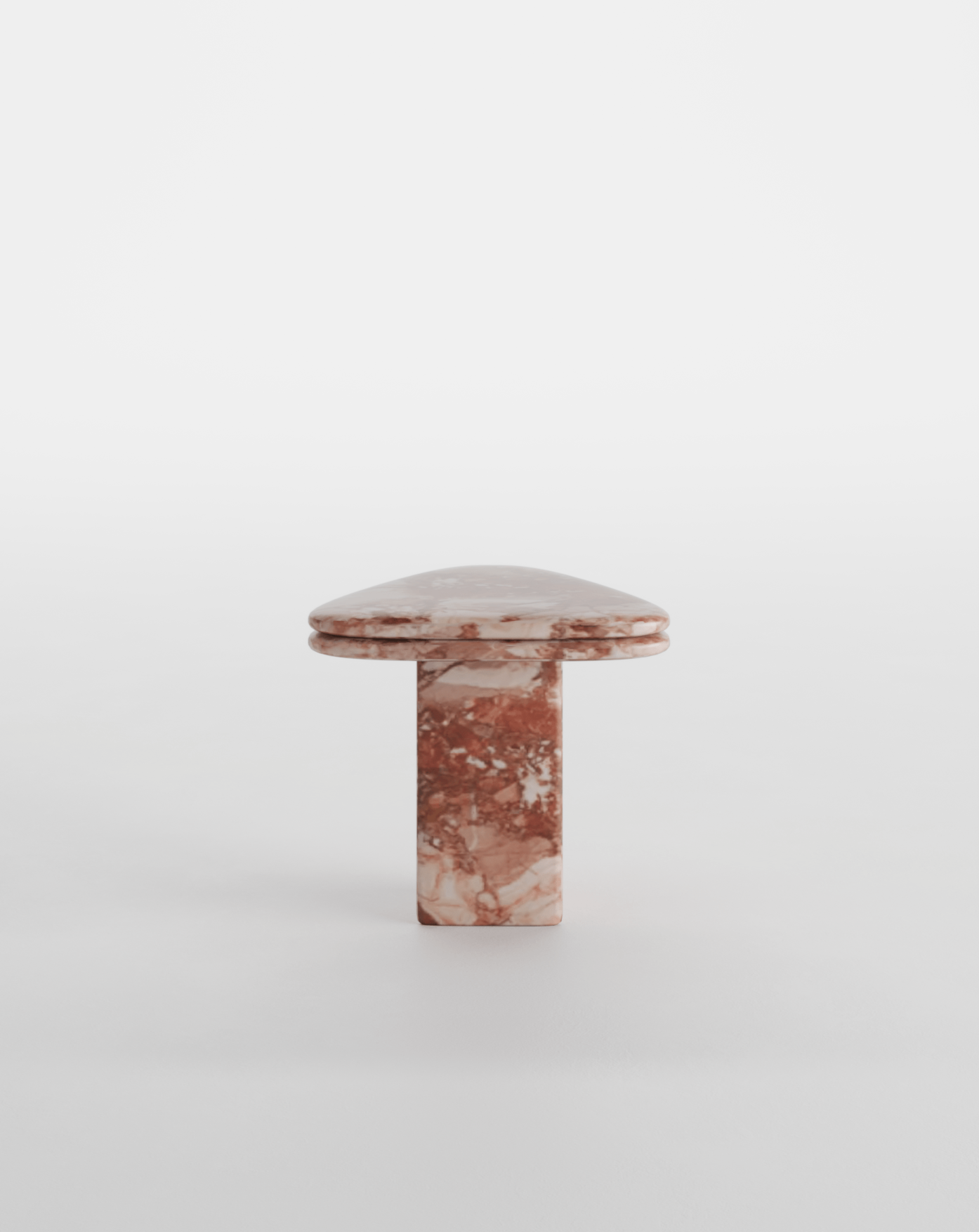 Autumn End Table - Breccia Pernice marble