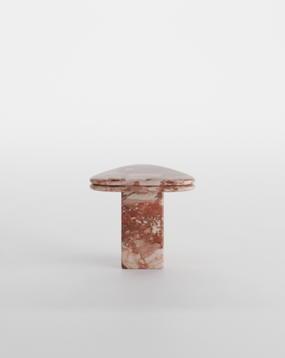 Autumn End Table - Breccia Pernice marble