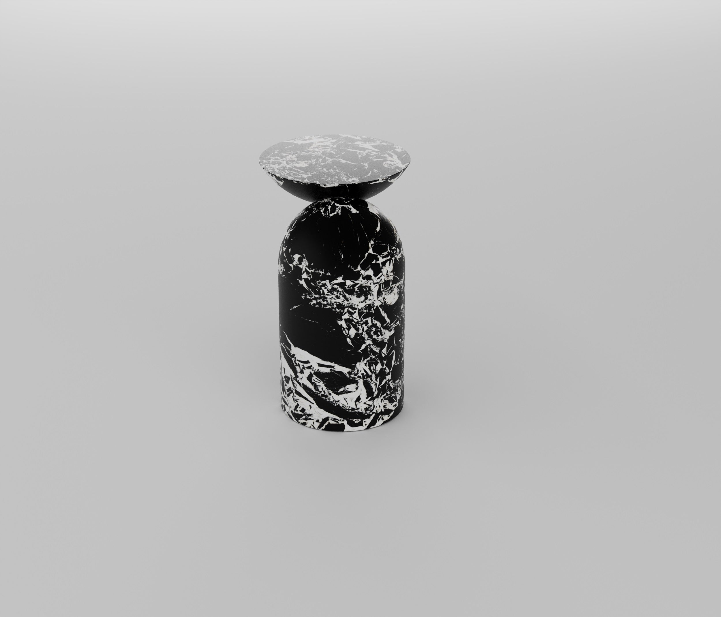 Noir Grand Marble End Table