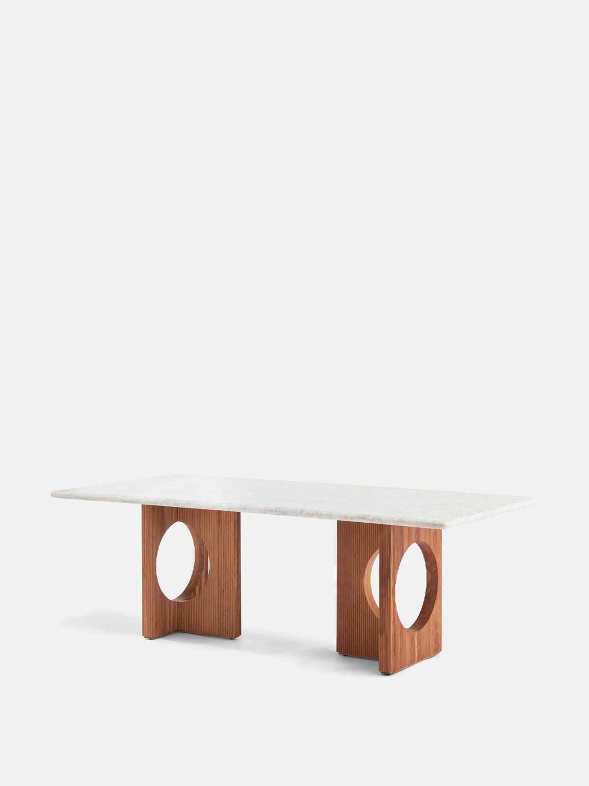 Dining table with Marble Top &amp; Wooden Legs