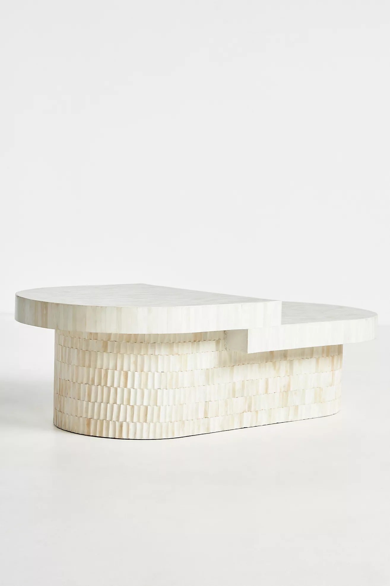 Blanch Bone Inlay Sculptural Coffee Table