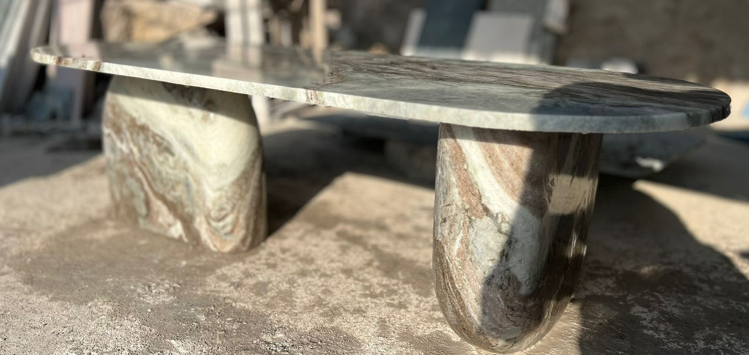 Fantasy Brown Marble Coffee Table