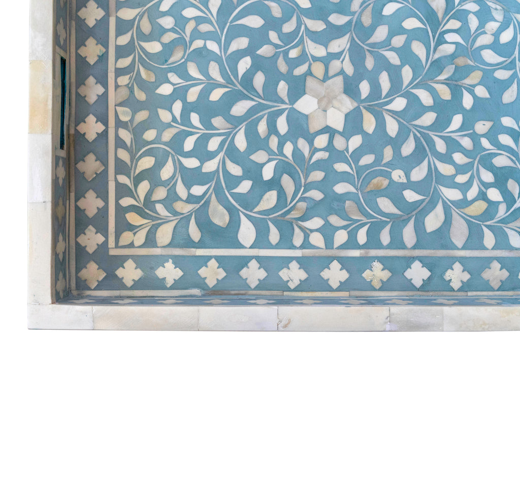 SYLVAN INLAY TRAY IN DUSTY BLUE COLOUR