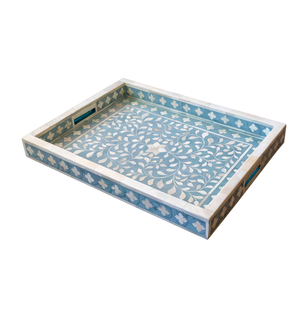 SYLVAN INLAY TRAY IN DUSTY BLUE COLOUR