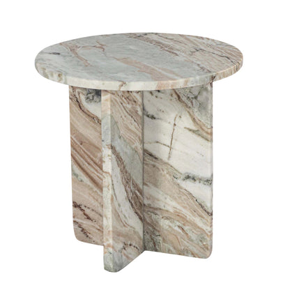 Circular Marble Side Table