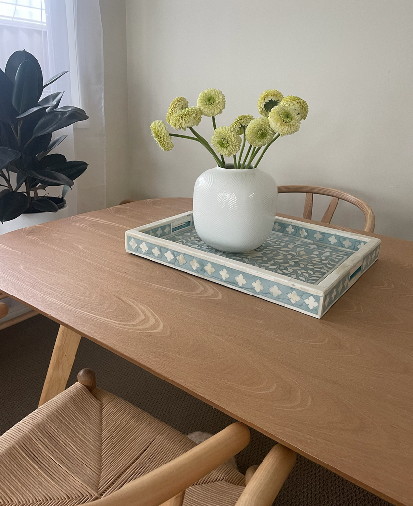 SYLVAN INLAY TRAY IN DUSTY BLUE COLOUR