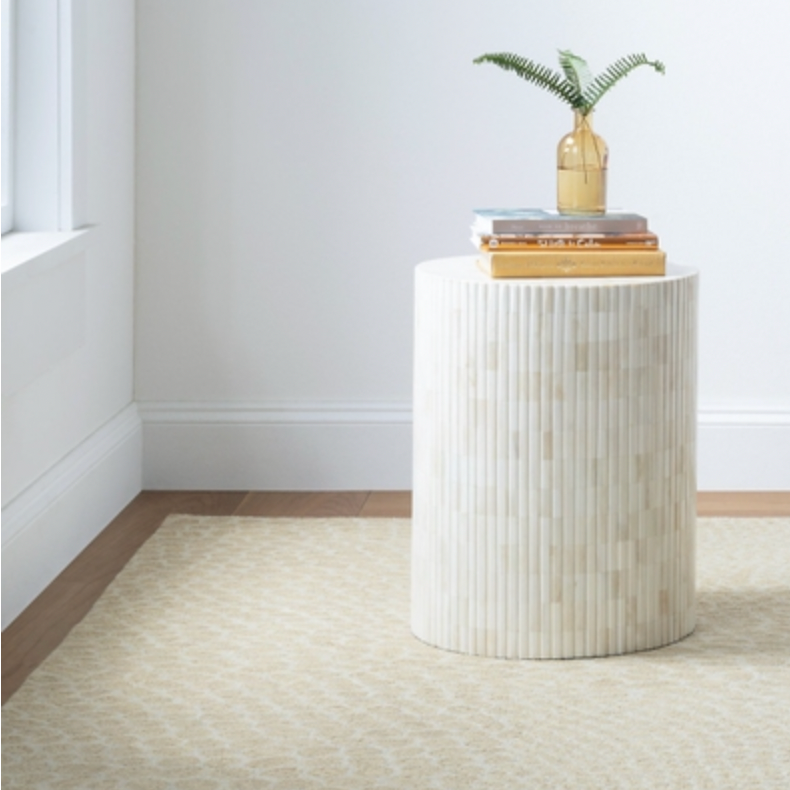 Ivory Dream Round End Table