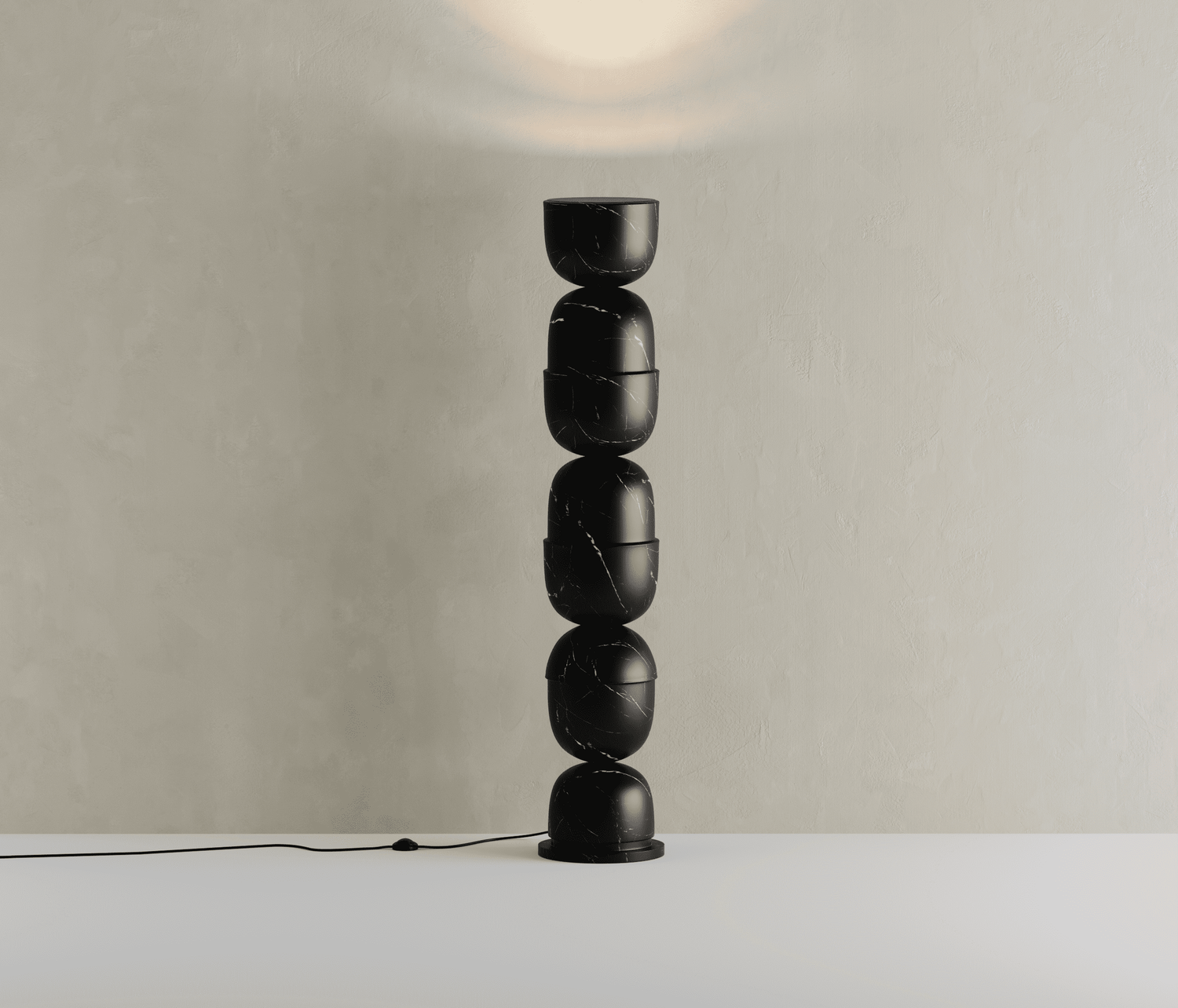 Noir Pillars Marble Totem