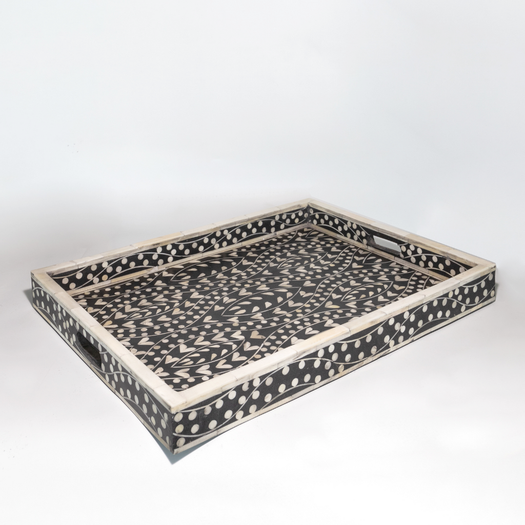 Amor Inlay Rectangular Tray