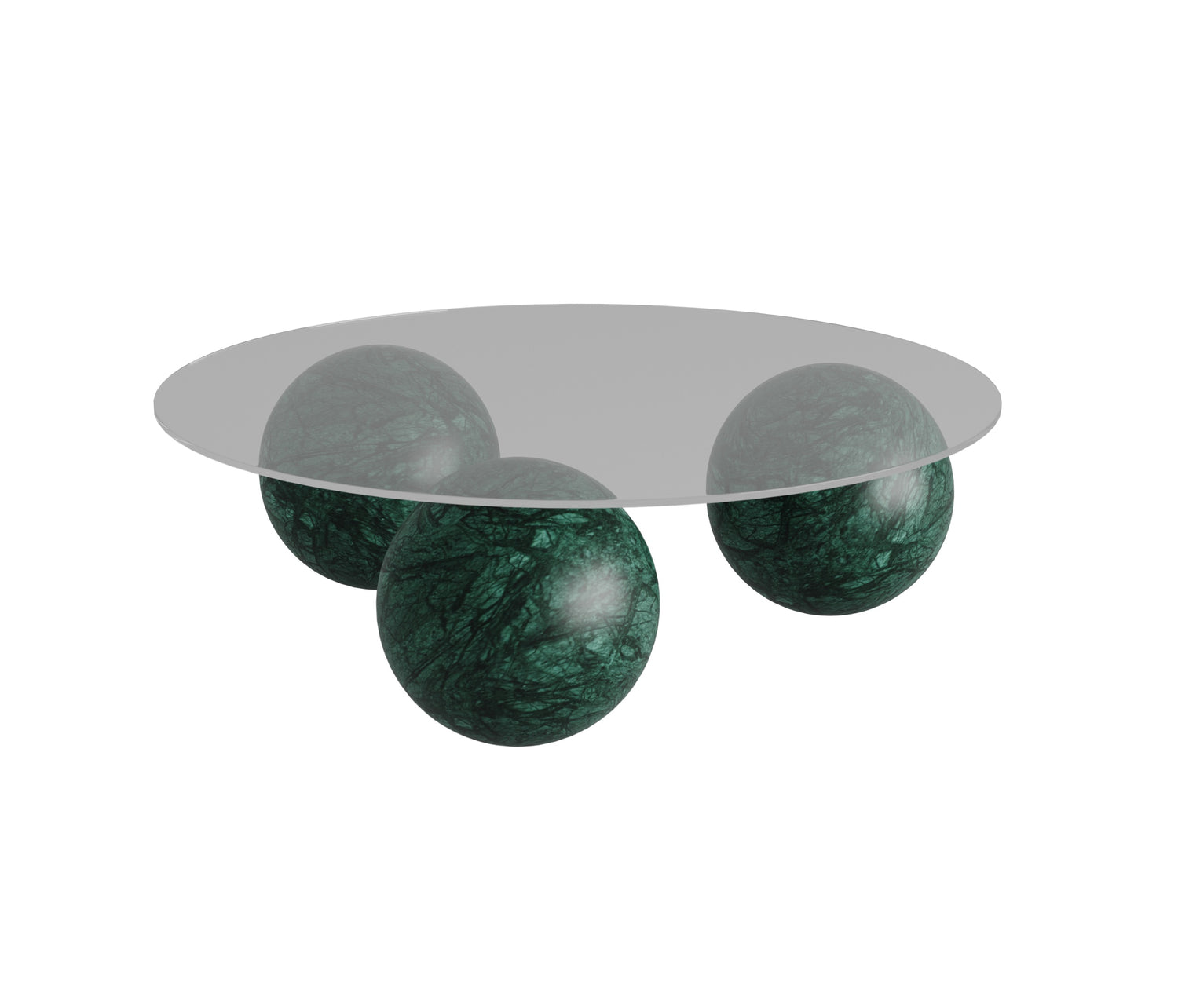 Globe Lux Coffee Table with Glass Top