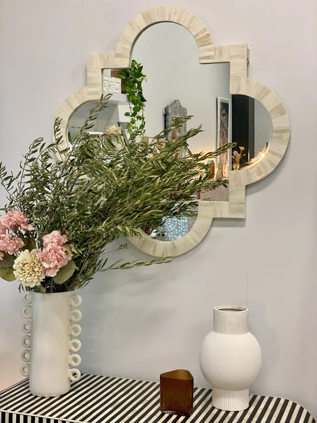 Inlay Elegance Wall Mirror