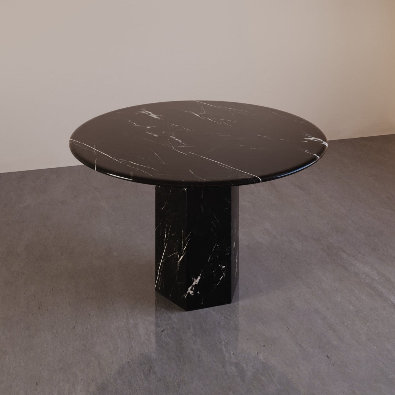 Elliot Round Marble Dining Table