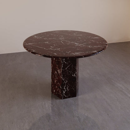 Elliot Round Marble Dining Table