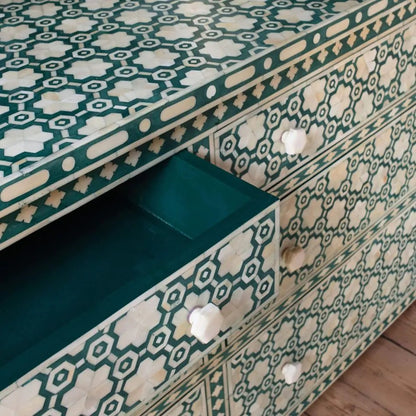 Green Inlay Cabinet