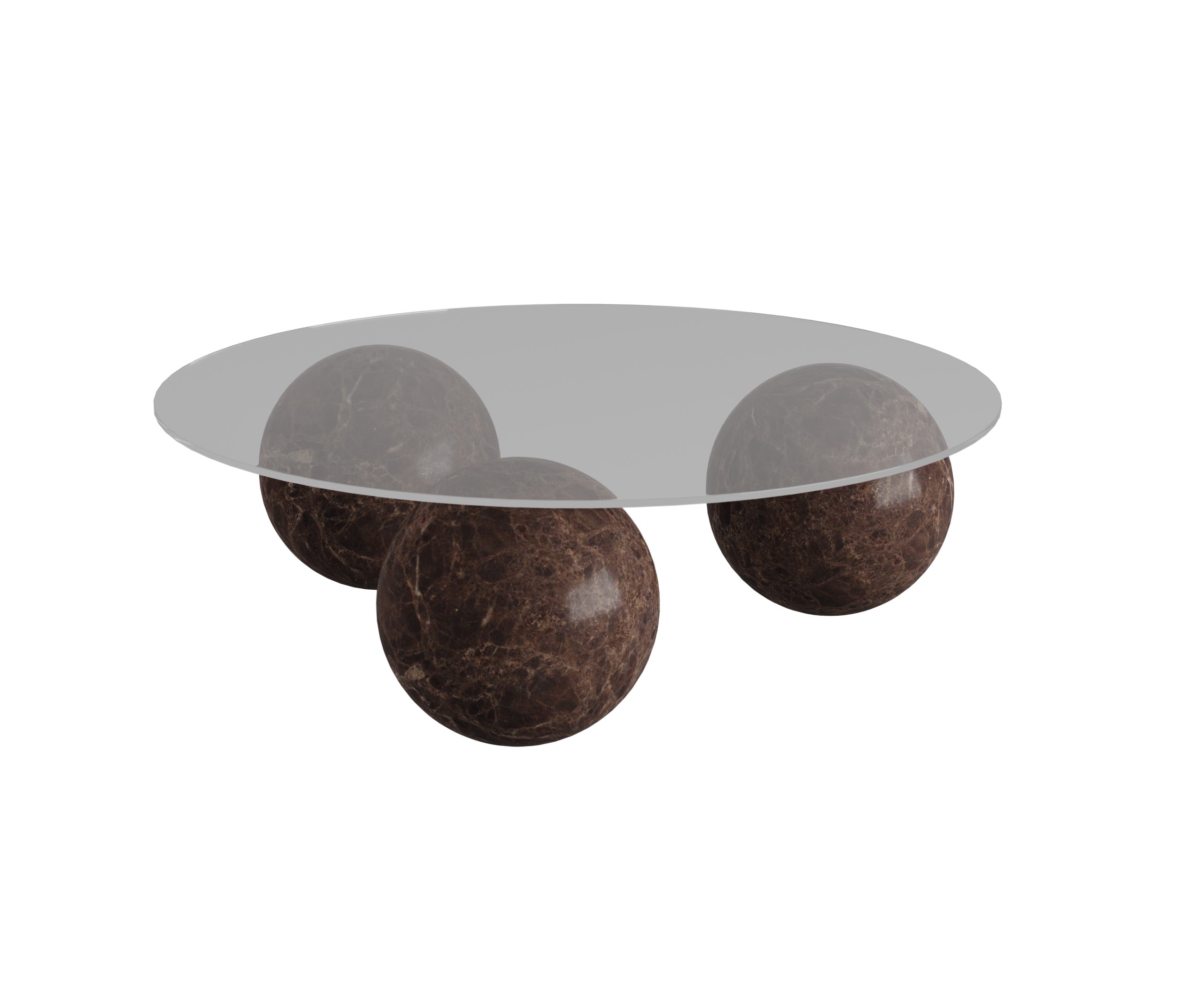 Globe Lux Coffee Table with Glass Top