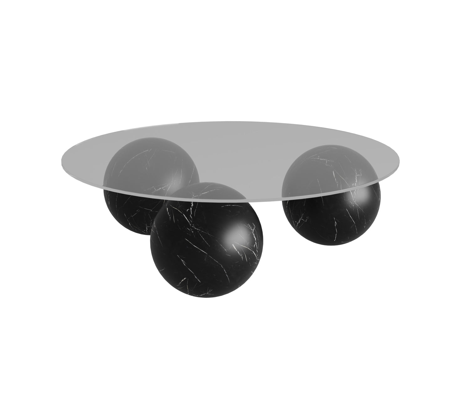 Globe Lux Coffee Table with Glass Top