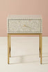 Sylvan Inlay Bedside Table - Ziba Homes