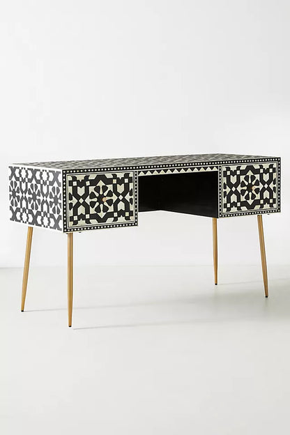 Marrakech Inlay Console Desk - Ziba Homes