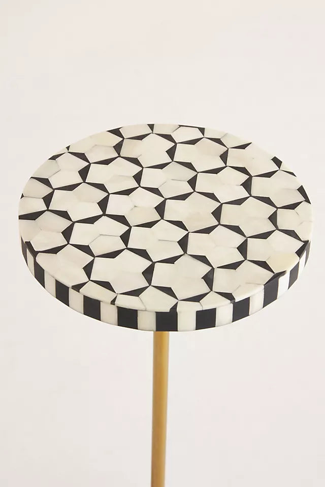 Khaab Inlay Petite End Table - Ziba Homes