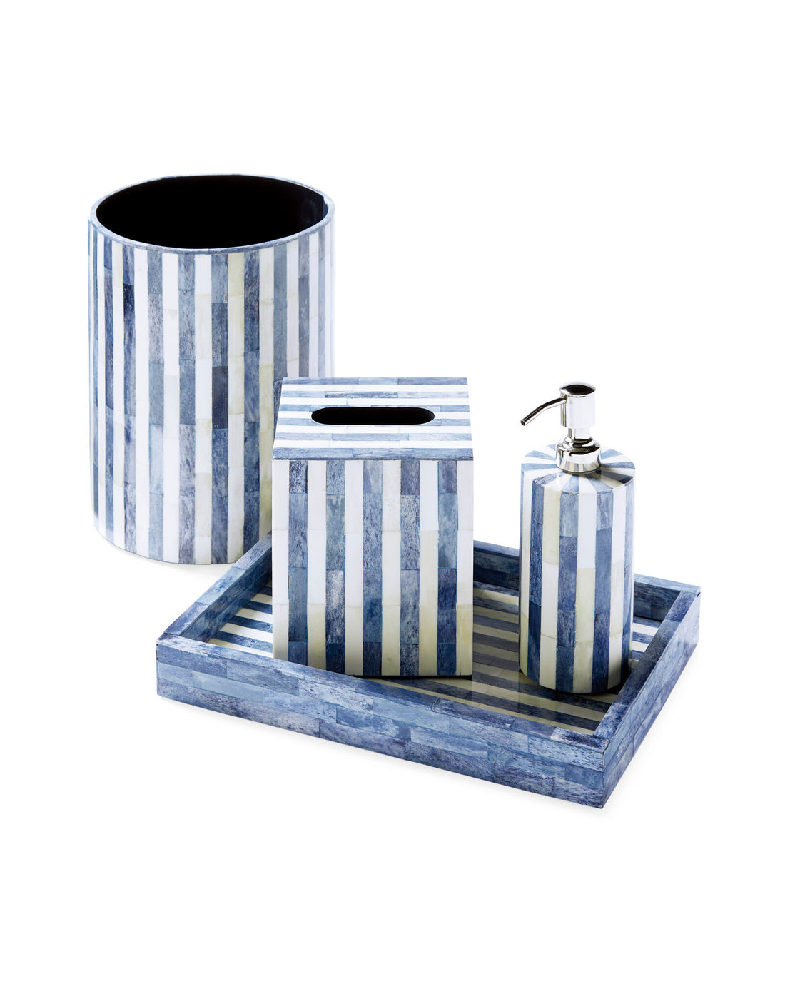 Azure Inlay Decorative Set - Ziba Homes