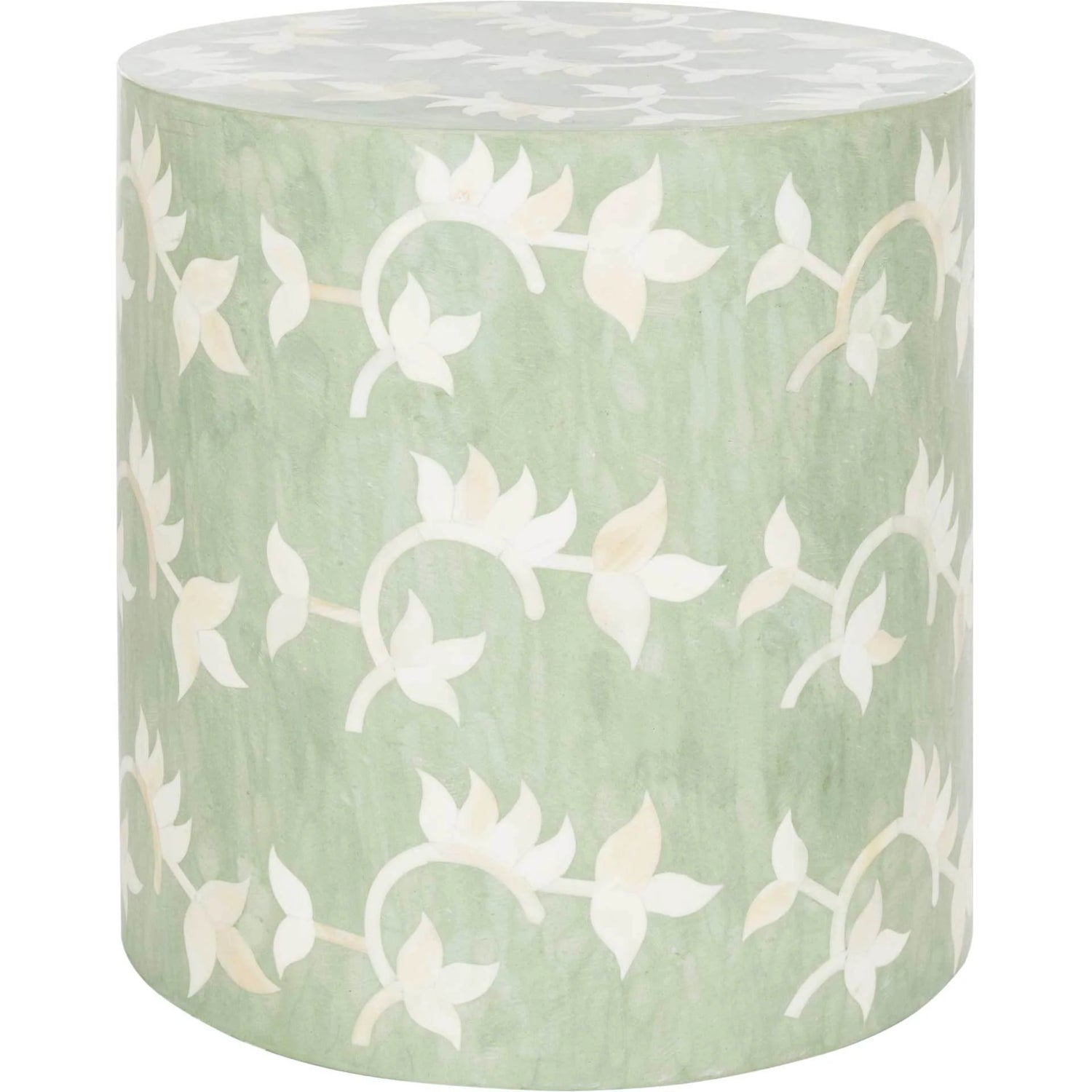 Blossom Inlay End Table - Ziba Homes